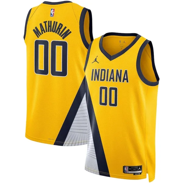 Schön Praxisorientiert Bennedict Mathurin Indiana Pacers Jordan Brand Unisex Swingman Jersey Statement Edition Gold für die Saison
