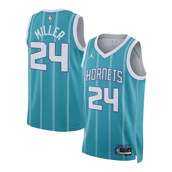 Charmanter Brandon Miller Charlotte Hornets Nike Unisex 2023 NBA Draft Swingman Jersey Icon Edition Teal für die Saison